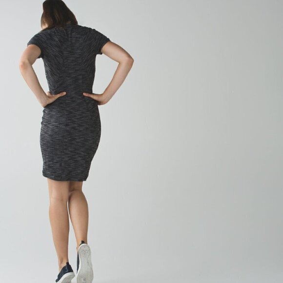 on &go Where-To Dress short sleeves Heathered Black size 4 - Picture 2 of 10